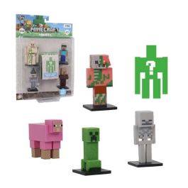 Bizak Minecraft Toppeez Edición Especial Pack 5 Figuras 5 cm Modelos Surtidos