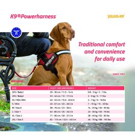 Arnés para Perro Julius K9 Power Azul M Arnés para Perro Julius K9 Power Azul M