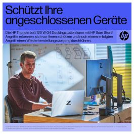 HP Docking Station Thunderbolt G4 120W Negro Thunderbolt 4 Puertos USB-C HDMI DisplayPort