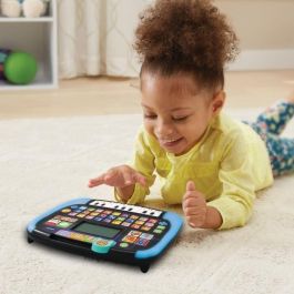 VTECH Tableta de luz mágica P'tit Genius, interactiva y educativa para niños de 2 a 5 años con pantalla retroiluminada