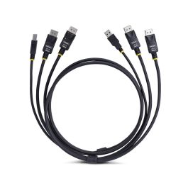 Cable adaptador Startech DDU1226-KVM-CABLE Negro 1,8 m