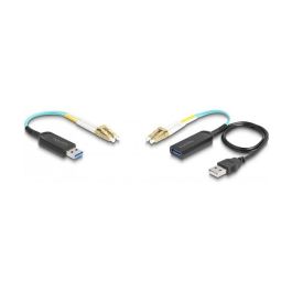 Delock Extender Set USB 10 Gbps Tipo-A con cable LC Duplex, 0.2 m, Negro Precio: 120.0925. SKU: B1428EN8SF