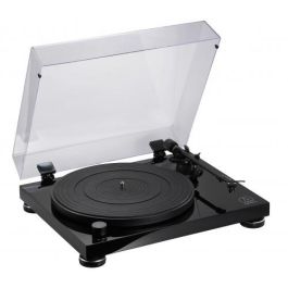 Audio Technica AT-LPW50PB Tocadiscos de Tracción por Correa Negro Brillante con Preamplificador de Fono Integrado