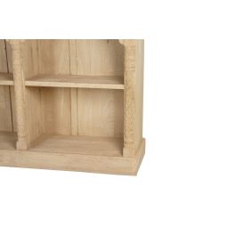 DKD Home Decor Estantería India 1c24 Item Home Madera Natural 38 x 196 x 204 cm con 2 Estanterías