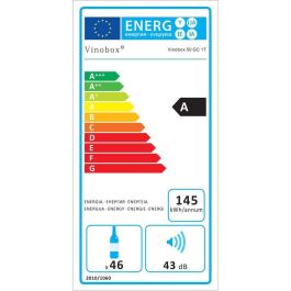 Vinoteca Vinobox V50GC1TI Negro
