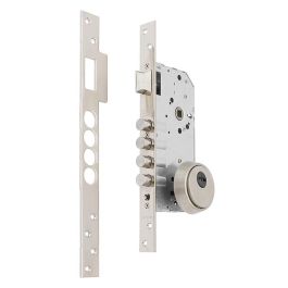 Tesa R200B566N Cerradura de Embutir 4 Bulones Acero Niquelado Canto Recto Mecanismo Protegido con Escudo E700L y Cilindro T60 Precio: 50.49999977. SKU: B14T6EJESK