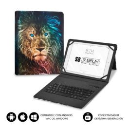 Teclado Bluetooth con Soporte para Tablet Subblim SUBKT5-BTTL30 Multicolor Qwerty Español