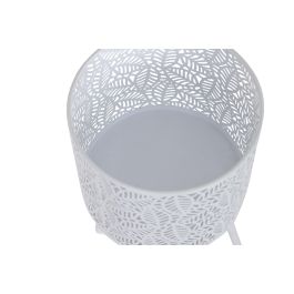 DKD Home Decor Macetero Terraza Y Jardin Blanco 23 x 66 x 23 cm Set de 2
