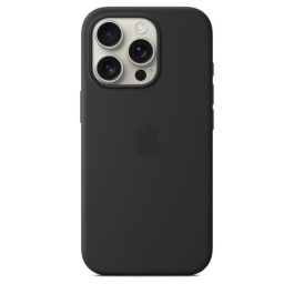 APPLE iPhone 16 Pro - Funda de silicona con MagSafe - Negro APPLE iPhone 16 Pro - Funda de silicona con MagSafe - Negro