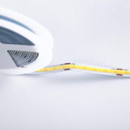 Tira de 320 LEDs/M 50W 5.000Lm CRI90 6000ºK COB 12VDC IP20 8mm Ancho x5M 40.000H [CA-COB-320-12DC-CW]-Blanco Frío