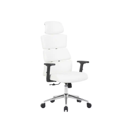 Q-connect Silla de Dirección Aurea, Silla Ejecutiva Ergonómica en Similpiel Blanco, Altura Máxima 1400 mm, Anchura 520 mm, Profundidad 510 mm, Ruedas Premium Precio: 136.1129. SKU: B177BQYYC9