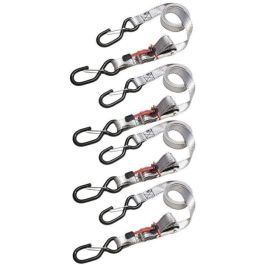 Juego de 4 correas tensoras - MASTER LOCK - 3062EURDAT - Ganchos dobles en S - Cierre con trinquete - 4 1,80 m Precio: 47.98999997. SKU: B12TWDFDS6