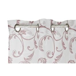 DKD Home Decor Cortina Alpino Barroco Rojo Blanco, Poliéster 75 gsm, Alto 270 x Ancho 140 cm, Set de 2 Unidades DKD Home Decor Cortina Alpino Barroco Rojo Blanco, Poliéster 75 gsm, Alto 270 x Ancho 140 cm, Set de 2 Unidades