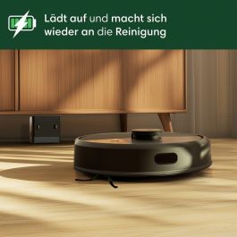 iRobot IR5061042263186 Robot Aspirador y Friegasuelos Roomba 105 Combo Autoempty, 7000 Pa Succión, 2h Batería, 400 ml, Negro