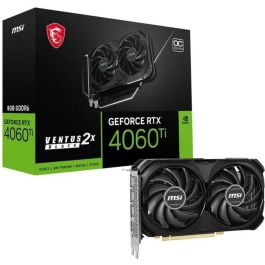 Msi Geforce Rtx 4060 Ti Ventus 2X Black 8G Oc Nvidia 8 Gb Gddr6 Msi Geforce Rtx 4060 Ti Ventus 2X Black 8G Oc Nvidia 8 Gb Gddr6