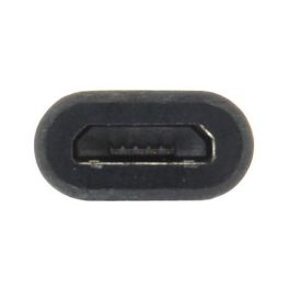 Equip Adaptador USB Tipo C a Micro-USB 133472 para Carga y Sincronización de Dispositivos Móviles Color Negro