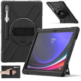 eSTUFF Funda AUSTIN Defender para Samsung Galaxy Tab S10 Ultra / S9 Ultra / S8 Ultra - Negra, protección 3 capas PC/silicona, sin protector de pantalla