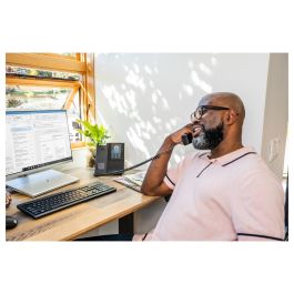 HP Poly CCX 505 Teléfono Multimedia Empresarial para Microsoft Teams (PoE) - Android 12, LCD 5", Negro, 24 Líneas, Gigabit Ethernet