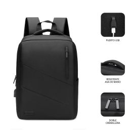 Mochila con Power Bank y Compartimento para Tablet y Portátil Subblim Oxford