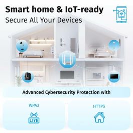 Router Keenetic KN-3810-01-EU Blanco USB RJ45 Ethernet LAN USB 3.2 Wi-Fi