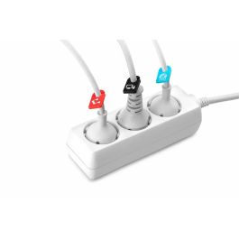 Inofix Identificador de Cables 7000-0 Surtido Colores y Modelos para Cables de hasta Ø6mm | Pack 6 Unidades