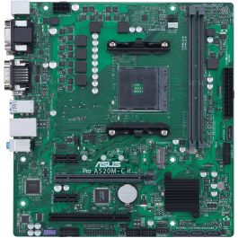 ASUS Placa Base AM4 A520M-C II/CSM mATX DDR4 para AMD Ryzen