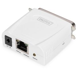 Digitus Servidor de Impresora Fast Ethernet Paralelo Blanco 10/100 Mbps Puerto Paralelo RJ45