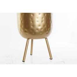 Macetero Glam DKD Home Decor Dorado 18.5 x 26 x 18.5 cm (2 Unidades)