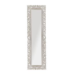DKD Home Decor Espejo de Pared Indio de Madera de Mango y Cristal, 152x44 cm, Blanco Natural Precio: 150.6899999. SKU: B1CTAPPHT9