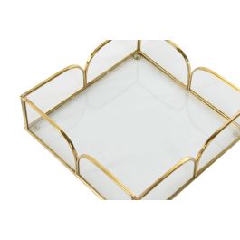 Joyero Glam DKD Home Decor Dorado 16 x 5.3 x 16 cm