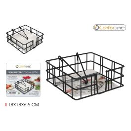Servilletero de cocina en metal - Confortime BLACK (12 Unidades) Precio: 32.99000023. SKU: B1DZTVARNW