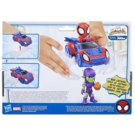 El coche araña de Spidey, Marvel, juguetes preescolares, Spidey y sus amigos extraordinarios El coche araña de Spidey, Marvel, juguetes preescolares, Spidey y sus amigos extraordinarios