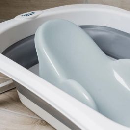 Thermobaby Hamaca de Baño Sillón Reclinable Atoll para Bebé 0-8 Meses, Diseño Flores Azules