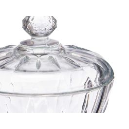 Pasabahce Bombonera con Pie Diamond 11 cm x 15 cm x 11 cm Transparente Vidrio (Set de 10)