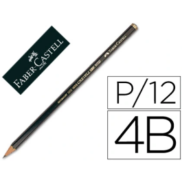 Faber castell Lápices de grafito 9000 4B para escribir y dibujar, Ecolápiz CO2 neutral, mina protegida Precio: 12.99538548. SKU: S8421576