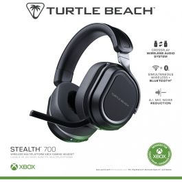 Turtle Beach TUR0731855021055 Auriculares Inalámbricos para Juegos Stealth™ 700X (Gen3) Negro - Xbox, PS5, PS4, PC, Móvil, Bluetooth, 80h