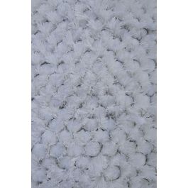 DKD Home Decor Alfombra Urban Blanca Antideslizante de Poliéster 230 x 160 cm - 2600gsm