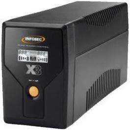 Infosec Line Interactive UPS 1000 VA 2 FR/SCHUKO Outlets -- 3-year warranty -- Infosec Line Interactive UPS 1000 VA 2 FR/SCHUKO Outlets -- 3-year warranty --