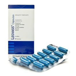 Martiderm LEGVASS cápsulas 60 u - Complemento nutricional para salud vascular, colágeno, cansancio y fatiga