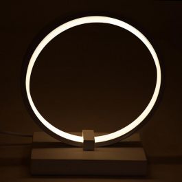 Lámpara de Mesa LED Circle 15W 890Lm 2700K Dimable 40.000H [HO-LM-CIRCLE-20W-WW]