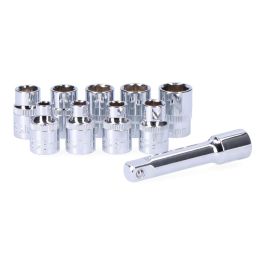 Koma Tools 12v-ca-k Carraca Eléctrica 12V Kit Completo con Batería 2Ah, Cargador, Vasos, Maletín y Par 45 Nm