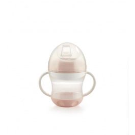 Vaso + tapa antigoteo THERMOBABY - Rosa empolvado