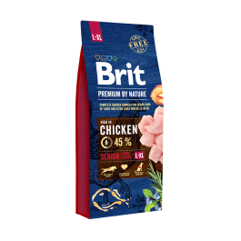 Pienso Brit Premium by Nature Senior L+XL Senior Manzana Pollo Maíz 15 kg Precio: 50.5899999. SKU: B15SZPZV96