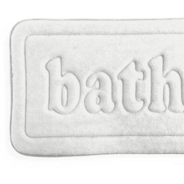 Today TOD3574641271725 - Alfombra de Baño de Espuma Viscoelástica Utility, 40 x 60 cm, Color Blanco