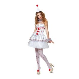 Disfraz payasa mística vestido, puños, gargantilla y tocado talla XXXL Precio: 30.32744. SKU: B1FJ695V3V