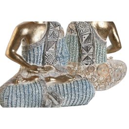Figura Oriental DKD Home Decor Azul Turquesa 9.7 x 27 x 18.6 cm (2 Unidades) Figura Oriental DKD Home Decor Azul Turquesa 9.7 x 27 x 18.6 cm (2 Unidades)