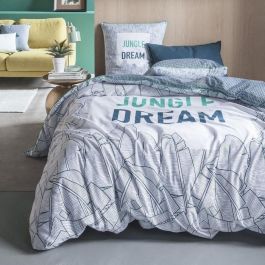 HOY TROPIK SUMMER Jungle Dream ropa de cama 100% algodón - 1 funda nórdica 240 x 260 cm y 2 fundas de almohada 63 x 63 cm - Verde Precio: 43.3058994192. SKU: B15ZCZ58CB