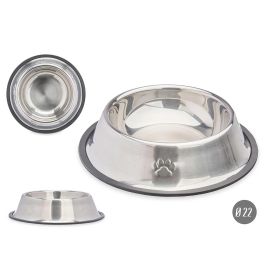 Comedero Mascota Metalico 22Cm Huellas Goma Mascow (12 Unidades) Precio: 26.49999946. SKU: B1KKZT5B23