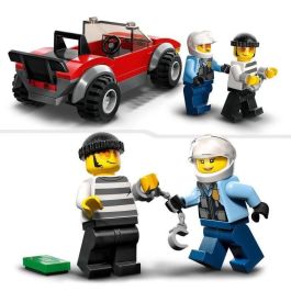 LEGO CITY 60392 La persecución de la motocicleta de la policía, el juguete del automóvil y 2 policías