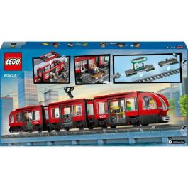 LEGO City 60423 Tranvía y Estación del Centro de la Ciudad, vehículo para niños a partir de 7 años